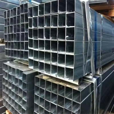 Good price Q235 Q345 أنبوب مربع من الفولاذ المغلف باللحام الساخن لنقل السائل الانترنت