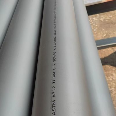 سعر جيد 304 316 316L  Acid-washed Matte Seamless Stainless Steel Pipe For Drinking Water Transportation الانترنت