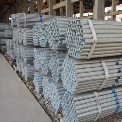 ASTM A53 Gr.B DN100 ERW أنابيب الفولاذ المغلفة ساخنة للغاز