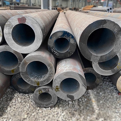 15CrMo 20CrMo 30CrMo 35CrMo 42CrMo 121mm 116mm أنابيب الكربون غير الملحومة عالية الشد / قوة الغلة